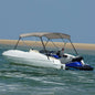 JUNG Vida 3-Bow Bimini-Top Grau 183x140x137 cm