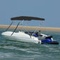 JUNG Vida 4-Bow Bimini-Top Schwarz 243x244x137 cm