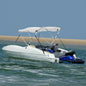 JUNG Vida 3-Bow Bimini-Top mit Seitenteilen 183x(137-152)x137 cm