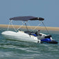 JUNG Vida 4-Bow Bimini-Top mit Seitenteilen 243x(230-244)x137 cm