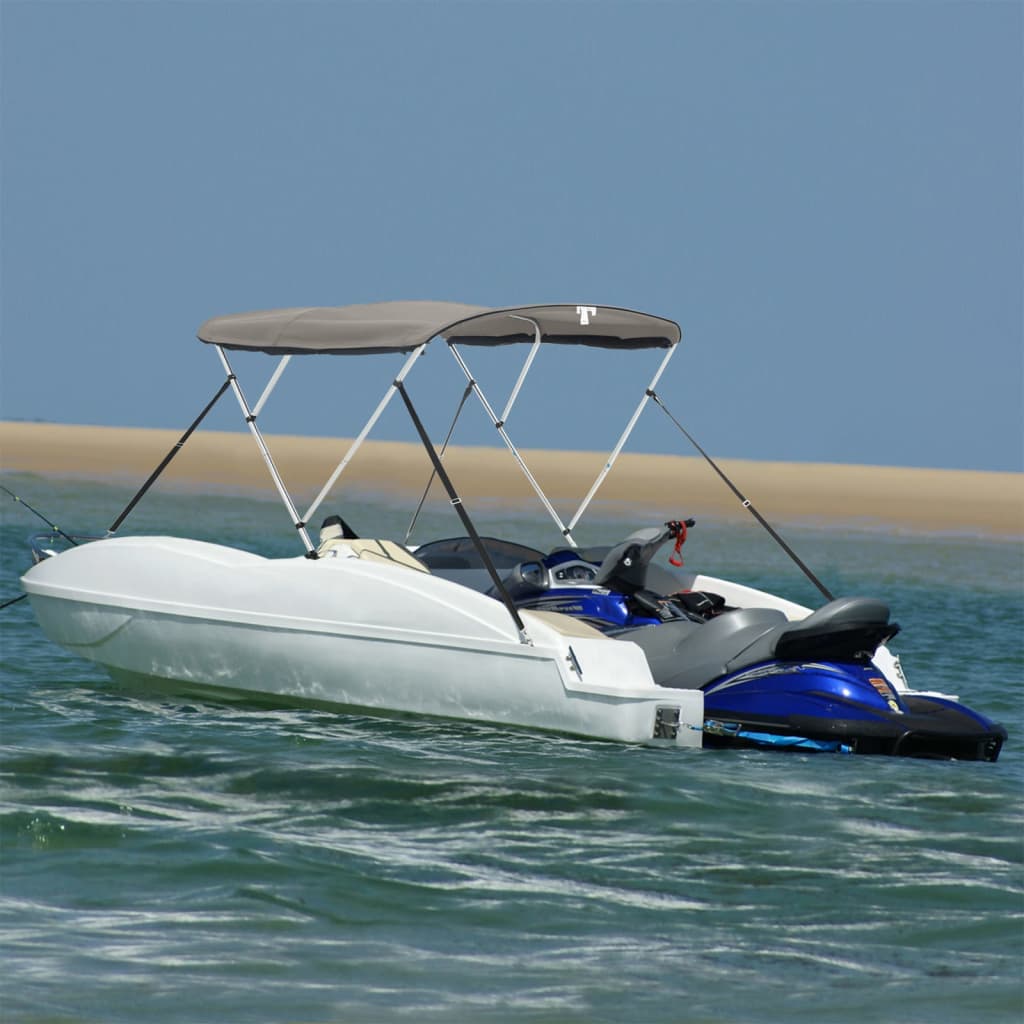 JUNG Vida 3-Bow Bimini-Top mit Mesh-Seitenteilen 183x(137-152)x137 cm
