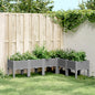 JUNG Vida Pflanzkasten mit Beinen Hellgrau 160x120x42 cm PP