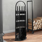 JUNG Vida 5-teiliges Kaminbesteck-Set 23 x 15 x 66 cm Stahl