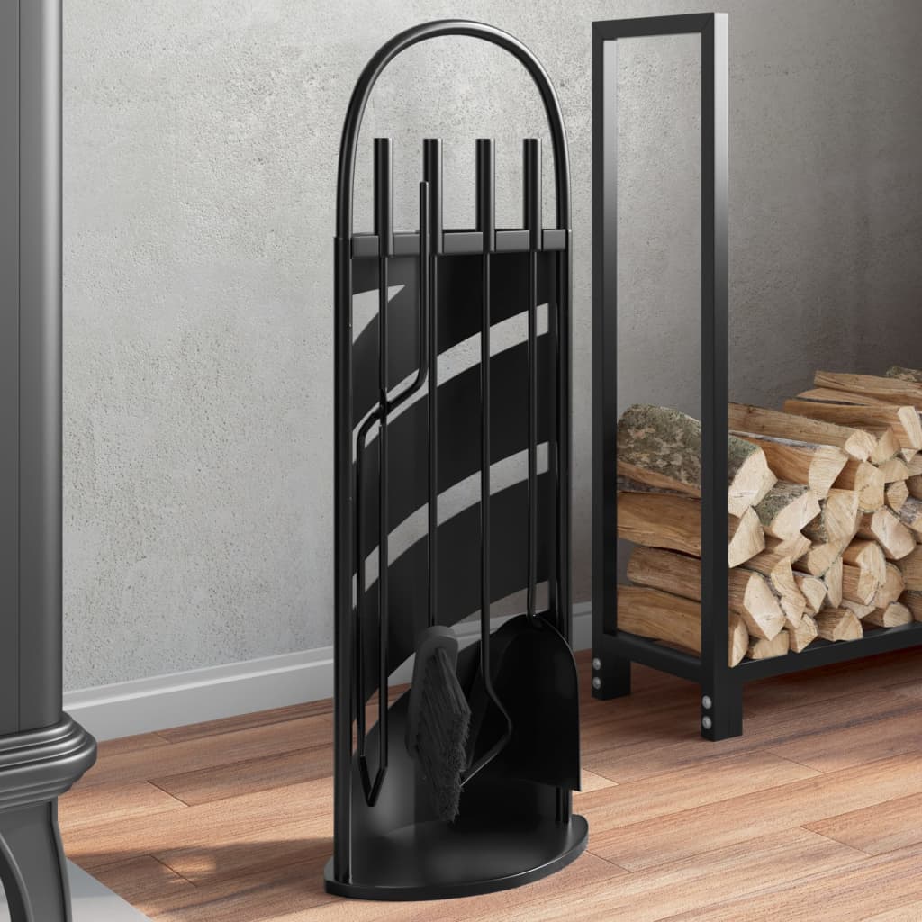 JUNG Vida 5-teiliges Kaminbesteck-Set 23 x 15 x 66 cm Stahl