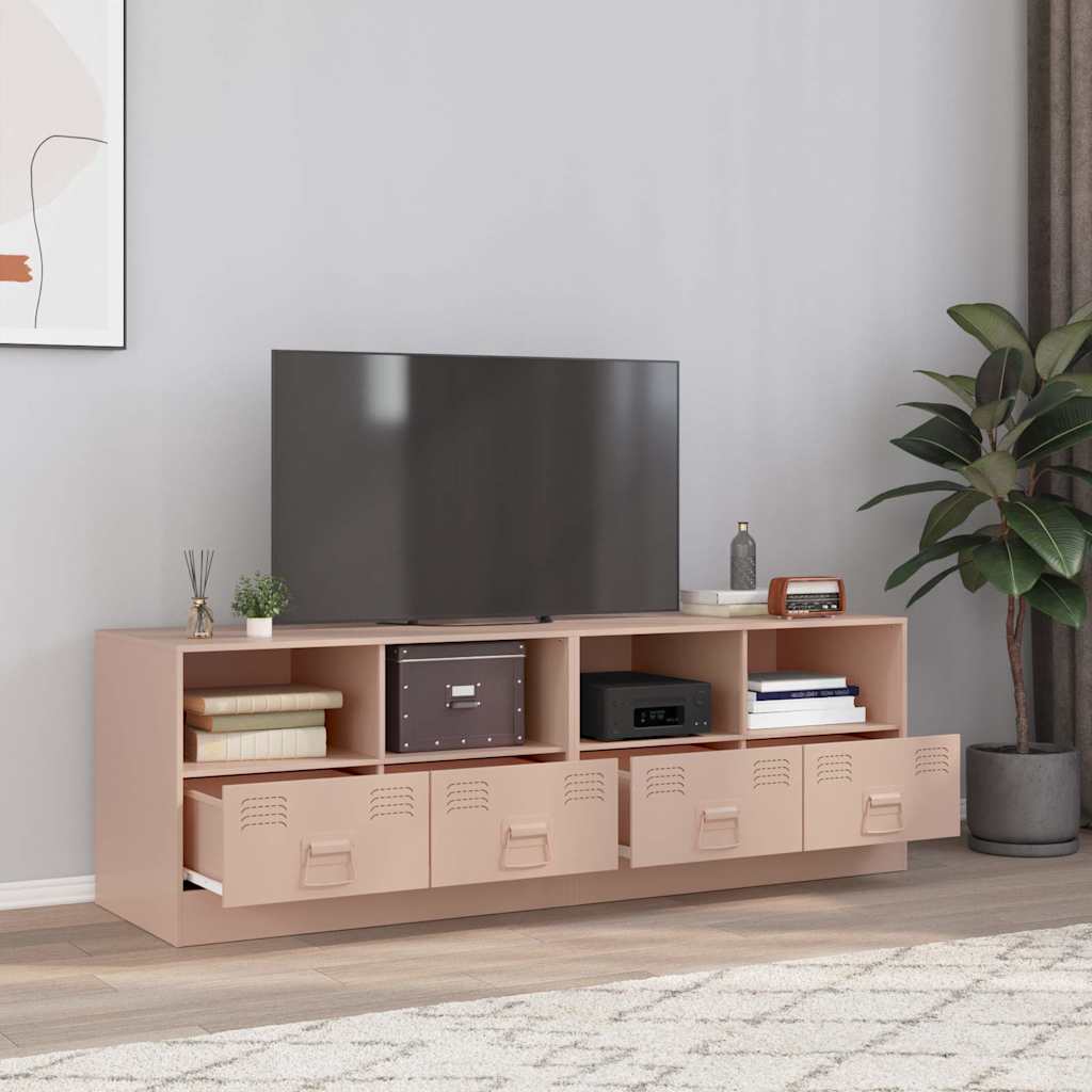 JUNG Vida TV-Schränke 2 Stk. Rosa 67x39x44 cm Stahl