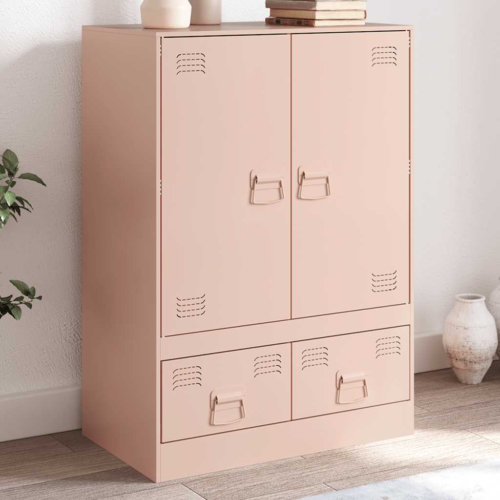 JUNG Vida Highboard Rosa 67x39x95 cm Stahl