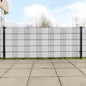 JUNG Vida Balkon-Sichtschutze 5 Stk. Weiß 255x19 cm Poly Rattan