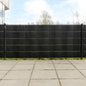 JUNG Vida Balkon-Sichtschutze 10 Stk. Schwarz 255x19 cm Poly Rattan