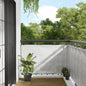JUNG Vida Balkon-Sichtschutz Hellgrau 90x300 cm 100 % Polyester-Oxford