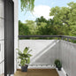 JUNG Vida Balkon-Sichtschutz Hellgrau 90x500 cm 100 % Polyester Oxford