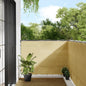 JUNG Vida Balkon-Sichtschutz Sandfarben 120x400 cm 100% Polyester-Oxford