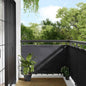 JUNG Vida Balkon-Sichtschutz Anthrazit 90x1000 cm 100 % Polyester-Oxford