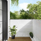 JUNG Vida Balkon-Sichtschutz Weiß 120x700 cm 100 % Polyester-Oxford