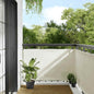 JUNG Vida Balkon-Sichtschutz Creme 90x800 cm 100 % Polyester-Oxford