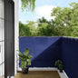 JUNG Vida Balkon-Sichtschutz Blau 120x800 cm 100 % Polyester-Oxford