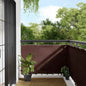 JUNG Vida Balkon-Sichtschutz Braun 90x800 cm 100 % Polyester-Oxford