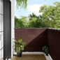 JUNG Vida Balkon-Sichtschutz Braun 120x700 cm 100 % Polyester-Oxford