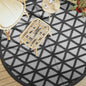 JUNG Vida Outdoor-Teppich ARAKIL Schwarz Ø200 cm PP