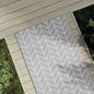 JUNG Vida Outdoor-Teppich ARAKIL Grau 80x150 cm PP
