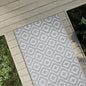 JUNG Vida Outdoor-Teppich ARAKIL Grau 80x250 cm PP