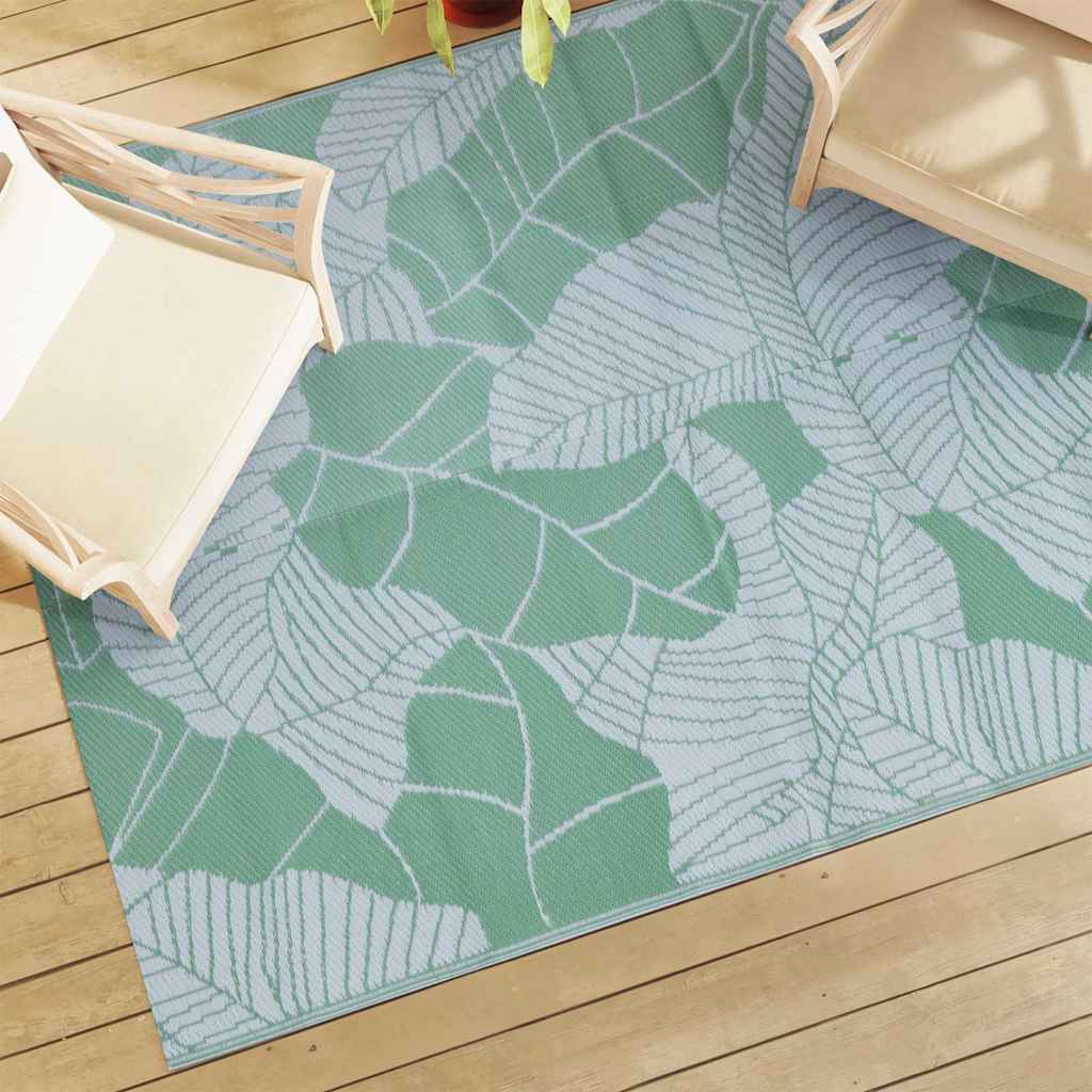 JUNG Vida Outdoor-Teppich ARAKIL Grün 190x290 cm PP
