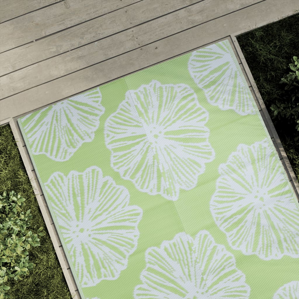 JUNG Vida Outdoor-Teppich ARAKIL Grün 120x180 cm PP