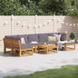 JUNG Vida 8-tlg. Garten-Lounge-Set mit Kissen Massivholz Akazie