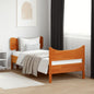 JUNG Vida Massivholzbett ohne Matratze Wachsbraun 75x190 cm Kiefernholz