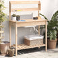 JUNG Vida Pflanztisch mit Waschbecken 147,5x44x139,5 cm Massivholz Tanne
