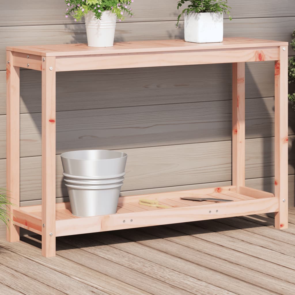 JUNG Vida Pflanztisch mit Ablage 108x35x75 cm Massivholz Douglasie