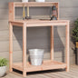 JUNG Vida Pflanztisch mit Ablagen 82,5x50x109,5 cm Massivholz Douglasie