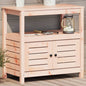 JUNG Vida Pflanztisch mit Ablagen 82,5x45x81 cm Massivholz Douglasie