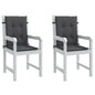 JUNG Vida Niedriglehner-Auflagen 2 Stk Melange Anthrazit 100x50x4cm Stoff