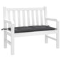 JUNG Vida Gartenbank-Auflage Melange Anthrazit 100x50x7 cm Stoff