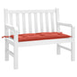 JUNG Vida Gartenbank-Auflage Melange Rot 100x50x7 cm Stoff