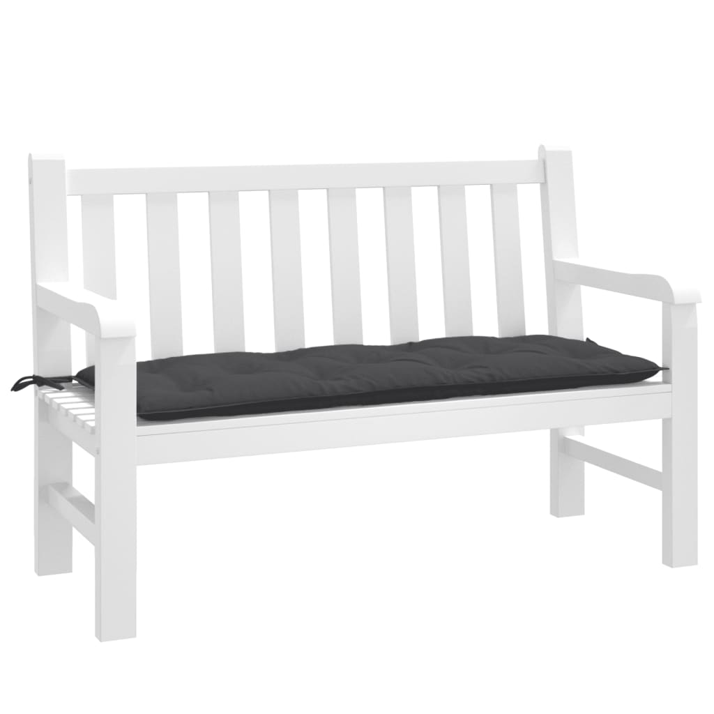 JUNG Vida Gartenbank-Auflage Melange Anthrazit 120x50x7 cm Stoff