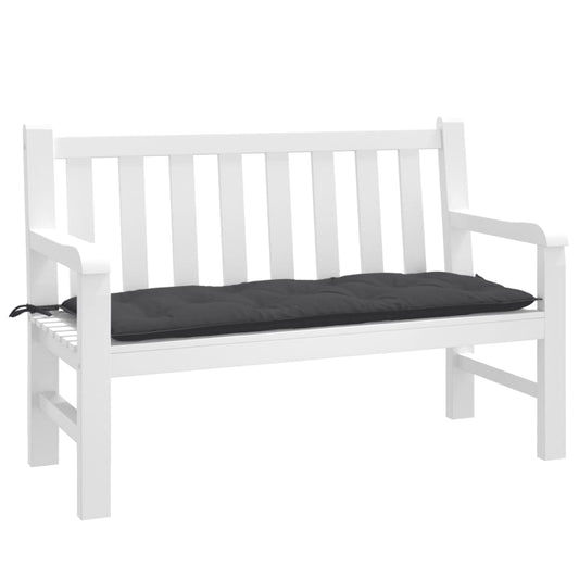 JUNG Vida Gartenbank-Auflage Melange Anthrazit 120x50x7 cm Stoff