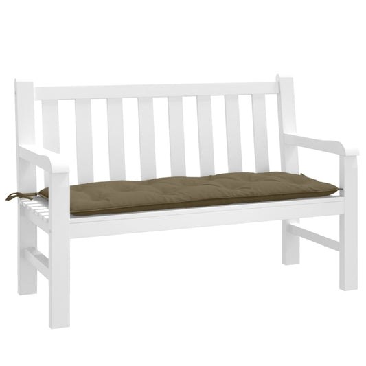 JUNG Vida Gartenbank-Auflage Melange Taupe 120x50x7 cm Stoff