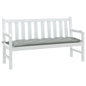 JUNG Vida Gartenbank-Auflage Melange Hellgrau 150x50x7 cm Stoff
