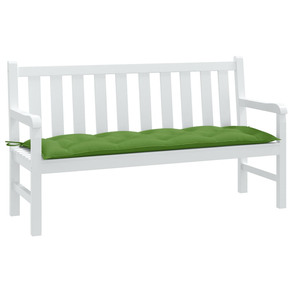 JUNG Vida Gartenbank-Auflage Melange Grün 150x50x7 cm Stoff