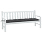 JUNG Vida Gartenbank-Auflage Melange Anthrazit 180x50x7 cm Stoff