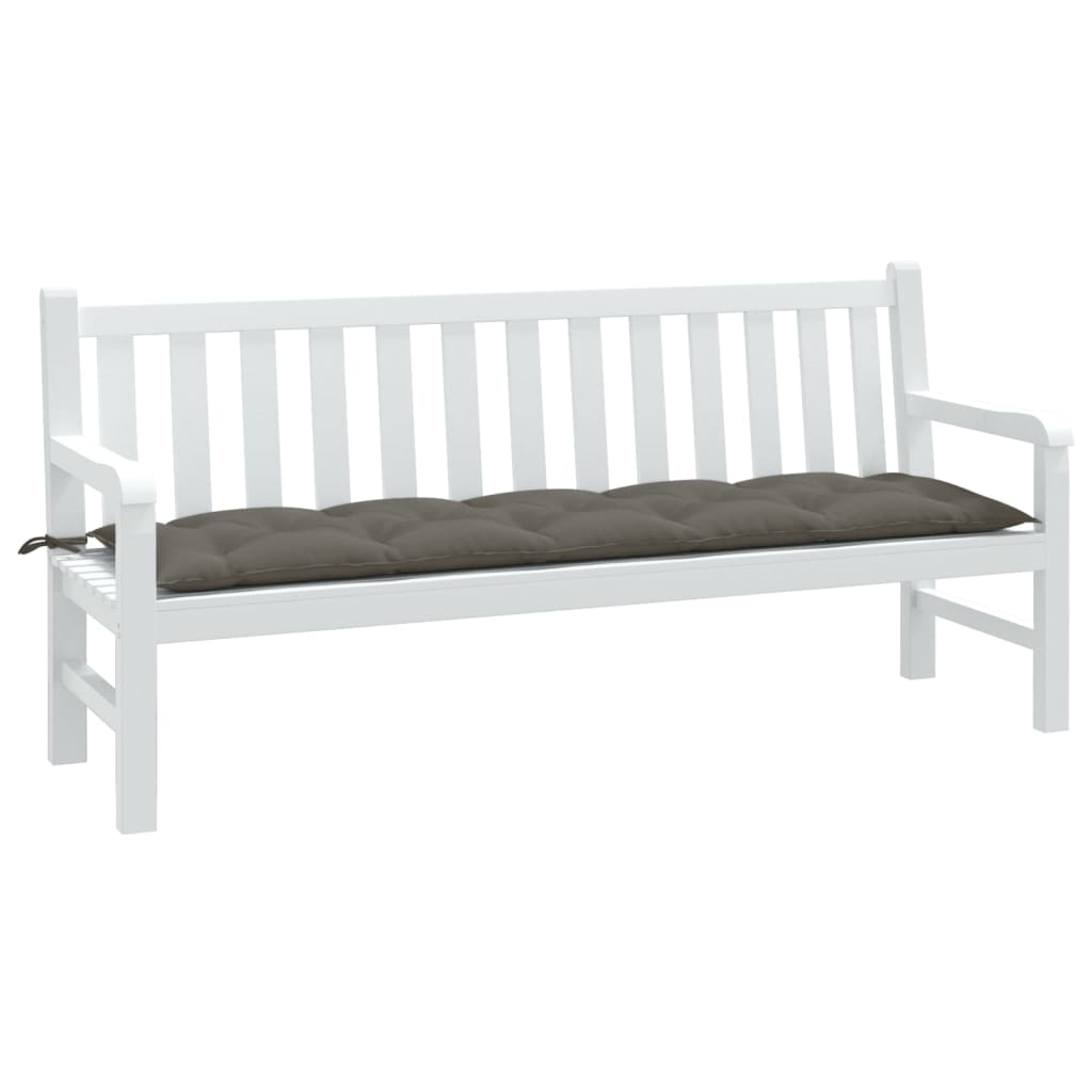 JUNG Vida Gartenbank-Auflage Melange Dunkelgrau 180x50x7 cm Stoff
