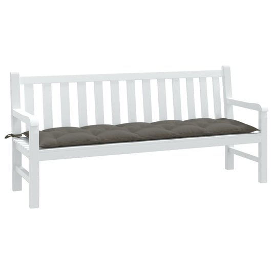JUNG Vida Gartenbank-Auflage Melange Dunkelgrau 180x50x7 cm Stoff