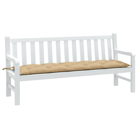 JUNG Vida Gartenbank-Auflage Melange Beige 180x50x7 cm Stoff