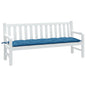 JUNG Vida Gartenbank-Auflage Melange Blau 180x50x7 cm Stoff