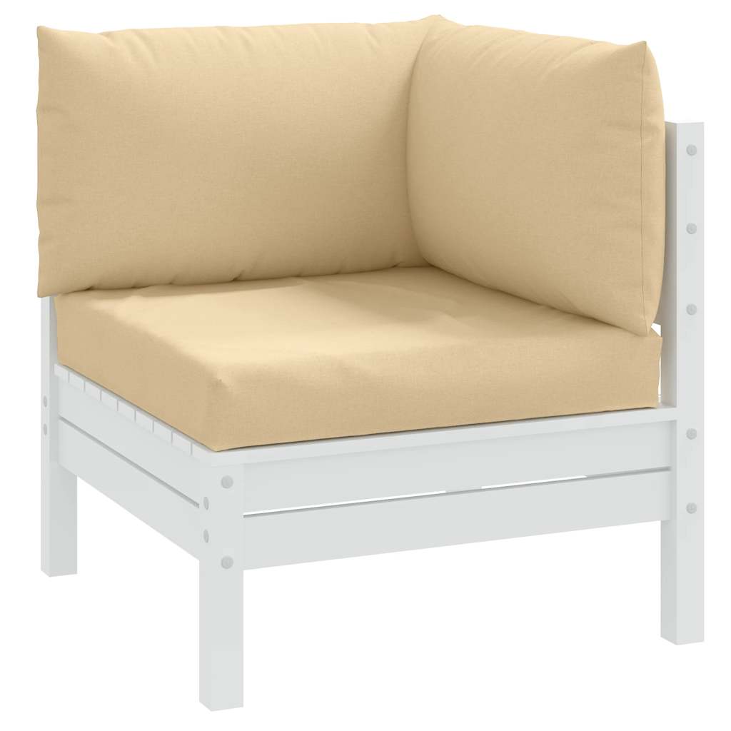JUNG Vida Palettenkissen 3-tlg. Melange Beige Stoff
