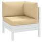 JUNG Vida Palettenkissen 3-tlg. Melange Beige Stoff