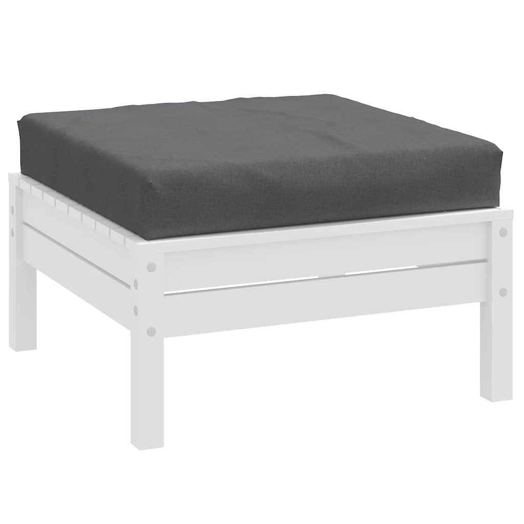 JUNG Vida Palettenkissen Melange Anthrazit 60x60x9,5 cm Stoff