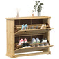 JUNG Vida Schuhschrank Corona 99x32x85 cm Massivholz Kiefer