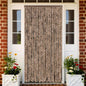 JUNG Vida Fliegenvorhang Beige und Dunkelbraun 90x200 cm Chenille